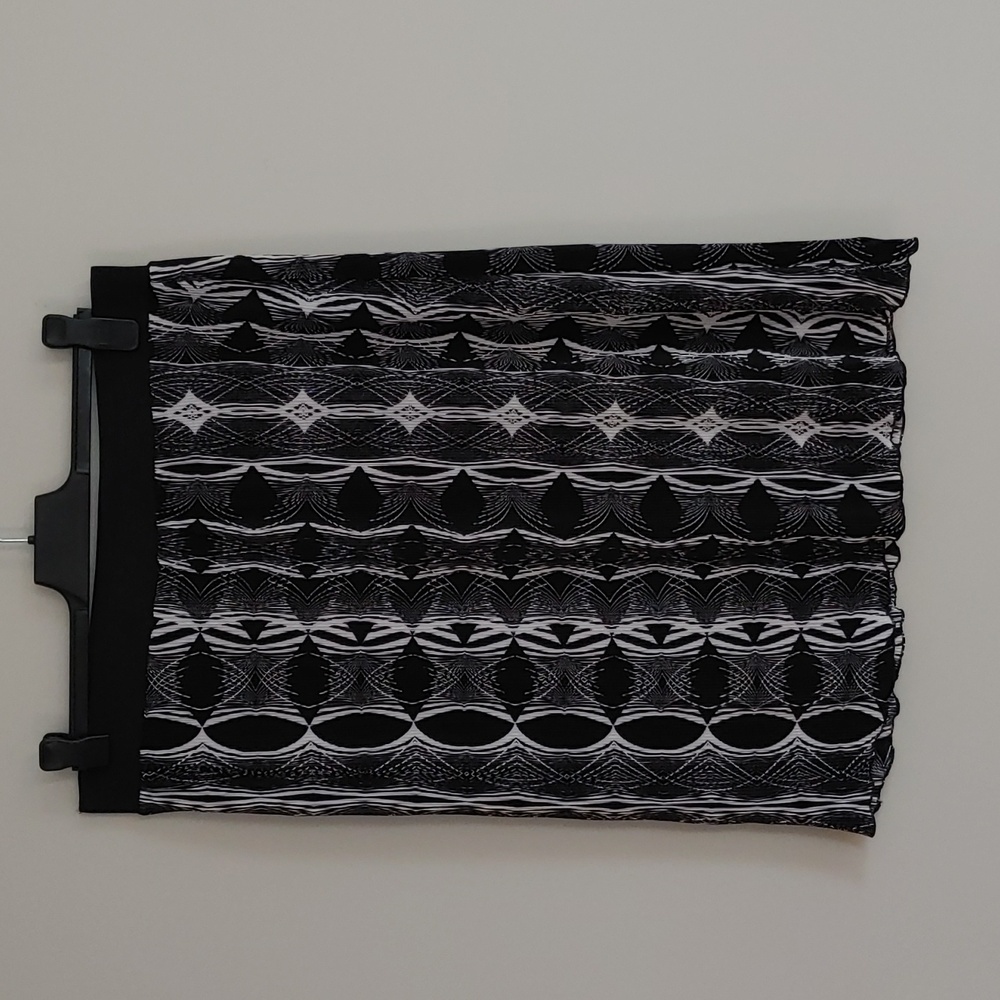 Vamp 90s Y2K Geometric Crinkle skirt XL Made In Canada